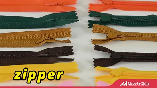 No5 Multi Color Teeth Zipper Fashion Accessories 