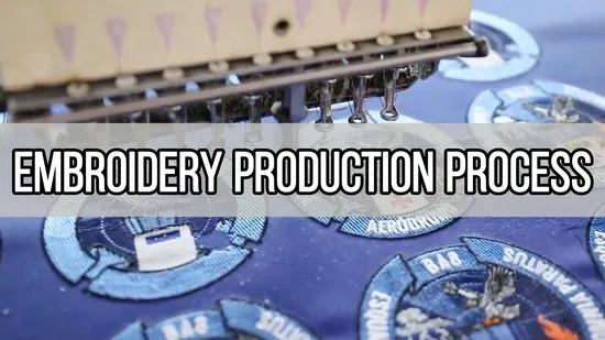 Custom Twill Embroidery Patch Woven Iron
