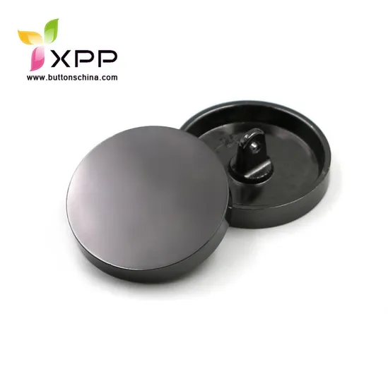 Black Color Fancy Metal Alloy Sewing Button 