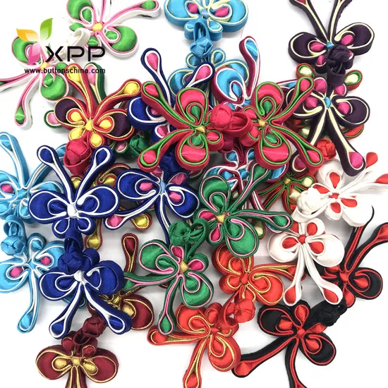 Traditional Toggle Style Fastener Knot Closure in Chinese Frog Buttons for Clothing 