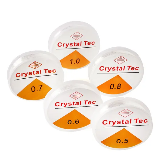 Hot Sale Fashion Jewelry Making Findings Elastic Crystal Thread with Plastic Spool 