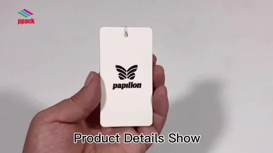 Sample Free! Garment Accessory Paper Hangtag/Hangtag in Garment Tag/Hangtag in Garment Tag/Clothing Hangtag Made in China Manufacture 