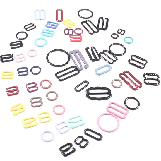 All Size Factory Nylon Coated Bra Slider for Swimmer Hook 